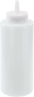 Winco Clear Squeeze Bottles, 12-Ounce, Medium, 6-Piece