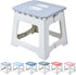 Todetana Folding Step Stool for Adults, Kids Bathroom Stool, Plastic Pink Stepping Stool