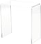 Plymor Clear Acrylic Vertical Rectangular Display Riser, 8" H x 8" W x 4" D, 1/4" thick