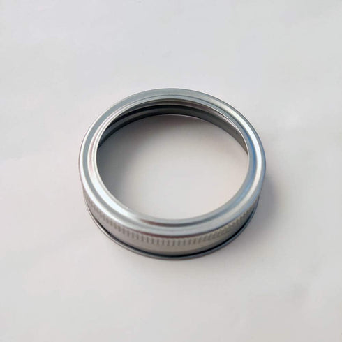 20pcs Rust Resistant Silver Mason Jar Replacement Rings, 87mm Wide Mouth Bands for Canning