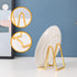 4.5 inch Metal Plate Stands for Display, Tabletop Picture Stand, Gold Iron Easels for Photos, Books, Plates