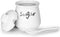 HAOTOP Ceramic Sugar Bowl with Lid and Spoon, 12oz Sugar Jar Sugar