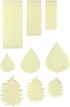 JEM Veiner Fondant Cutters for Cake Decorating, Set of 2, 9-Piece