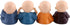Hztyyier 4Pcs Monks Figurine, Cute Kongfu Monks Car Interior Display Decoration, Dashboard Ornament Home Decor