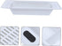 Housoutil Bathtub Shelf, Adjustable Tablet Stand, Tub Toy Holder, Bath Storage Rack, Decorative Bath Tray