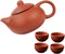 1 Set Purple Clay Teapot Set, Travel Chinese Tea Set with Teapot and Cup for Grace Tea Ceremony Accessories