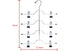 2 Quality Metal Pant Skirt Trouser Hangers, 4-Tier Heavy Duty Clips for Slacks, Trousers, Jeans