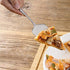 Stainless Steel Serrated Edge Cake Server Blade Cutter, Kitchen Baking Pastry Spatula for Pie and Pizza (Gold)