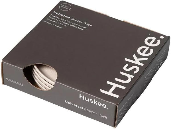 Huskee Cup Natural - Universal Saucers