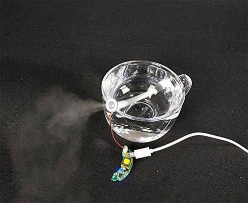 2PCS 16mm Ultrasonic Mist Maker Fogger Ceramics Discs, Atomizer Humidifier Accessories with Wire
