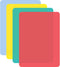 Cut N' Funnel Multi-Color Flexible Plastic Cutting Board Mats, 4 Pack, BPA Free, 11.5” x 15”