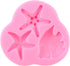 Marine Theme Silicone Mold, Starfish Fondant Molds for Cake Decoration, Cupcake Topper, Chocolate