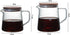 Elegant Clear Glass Creamer Pitcher, Coffee Pot Serving Set with Handle and Wooden Lid, Smooth, 10 OZ