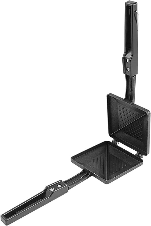 Grill Toaster Sandwich Maker with 2 in 1 Peeler, Non-Stick Aluminum Gas Toaster, Hot Sandwich Maker