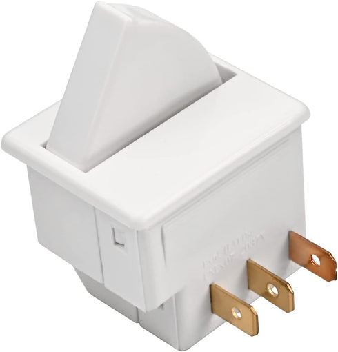 Heyiarbeit Refrigerator Door Light Switch 3Pin Universal Replacement for Most Refrigerators, White