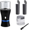 Spacenight Electric Herb Grinder COMPACT for Flower Buds, USB-Rechargeable, 2pcs 1.7oz Glass Herb