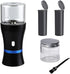 Spacenight Electric Herb Grinder COMPACT for Flower Buds, USB-Rechargeable, 2pcs 1.7oz Glass Herb