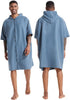PISIQI Surf Poncho Changing Robe with Hood Absorbent Quick Dry Microfiber Wetsuit