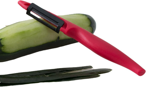 Cestari Kitchen Best Vegetable Peeler, Limited Edition Red Ceramic Veggie Peeler