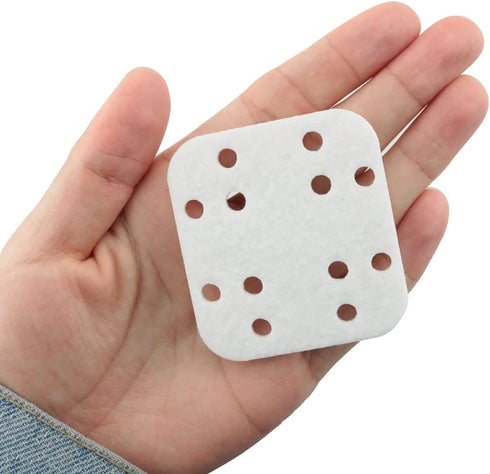 ITROLLE Humidifier Filter Pad, 20PCS Square Style Nylon White Mineral Absorption Replacement Descaling Pad