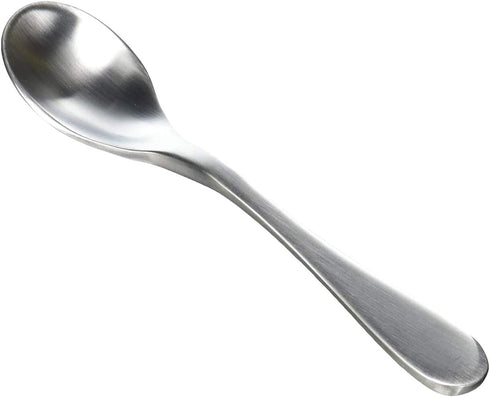 Knork Stainless Steel Demitasse Spoon Set of 6, Matte Silver Specialty Spoons