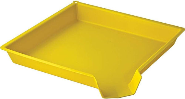 Easy Sorter Funnel Tray, Durable Rectangular Quick Sorting Tray, Yellow Colored Plastic