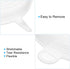 4Pack uxcell Silicone Stretch Lids, 5.71" Round Reusable Bowl Covers for Cups and Food