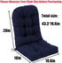 Gfgift Cushion,44inch Waterproof Adirondack Chair Rocking Chair Cushion,High Back Patio Cushions Indoor and Outdoor