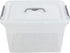 Jekiyo Clear Plastic Storage Bin – 12 Quart Latching Box with Lid, 1 Pack