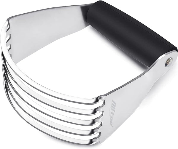 ALLTOP Pastry Shortening Blender Cutter - Stainless Steel Dough Masher for Baking, Almond, Hand Kitchen Tool