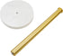 Paper Towel Holder, Standing Roll Holder with Weighted Marble Base for Kitchen or Bathroom Countertop