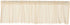 VHC Brands 16"x72" Natural Valance Kitchen Window Curtain with Rod Pocket