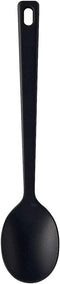 Silicone Cooking Spoon: Small 25cm Black