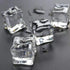 50 Pcs 20mm Clear Fake Ice Acrylic Decorative Ice Cubes for Home Decoration, Wedding Centerpieces