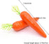 30 Pcs Artificial Mini Carrots, Lifelike Fake Carrot for Decoration Easter, Artificial Vegetable Simulation Mini