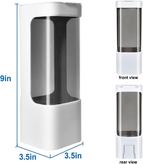 Cup Dispenser, Pull Type Water Cooler Cup Holder for 3oz-5oz Small Cups, Wall Mount Bathroom Disposable Mouthwash