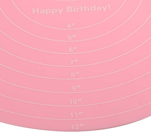Silicone Baking Mat, Heat Resistant Non Stick Pastry Mat with Measurements for Rolling Dough