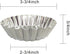 Set of 30, 3-3/4" Fluted Design Round Shape Non-stick Aluminum Tart Mold, Mini Pie Tin, Tartlet Pan by MYStar