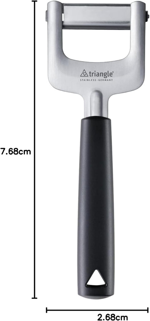 Triangle Julienne Cutter - Ultra-Sharp Stainless Steel for Veggie Noodles, GreenGrip Handle