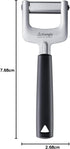 Triangle Julienne Cutter - Ultra-Sharp Stainless Steel for Veggie Noodles, GreenGrip Handle