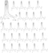 Artliving 6" Clear Plastic Easels or Stand/Plate Holders for Pictures, Home Decoration, Weddings, Birthdays (24 Pack)