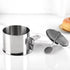 Guowall Round Cake Mold - Stainless Steel Cake Mousse Mold with Pusher and Lifter, Baking Accessories (3pcs/set)