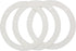 6" Pellet Stove White Gasket for Combustion Exhaust Fan Mounting Blower Seal, 3/pack for Most Pellet Stoves