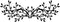 2 Pieces Metal Tree Leaf Wall Decor, Wrought Iron Scroll Sculptures for Living Room and Outdoor, Black
