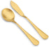 Matte Gold Serving Set - SHARECOOK 5-Piece 18/0 Stainless Steel Hostess Set, Dishwasher Safe
