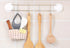 Kitchen Sink Caddy Sponge Holder, Hang Basket for Scrubber Dish Brush, Light Blue Kitchen Accessories Organizer