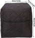 Soft Cotton Coffee Machine Dust Cover, Washable Black Cover for Home Office, 12.6 X 12.2 X 14.2 inch