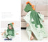 5-9 Years/Height:43.3"-51.2") TONWHAR Kids Bath/Pool/Beach Hooded Poncho Towel-Cartoon Animal Pattern Cotton Beach