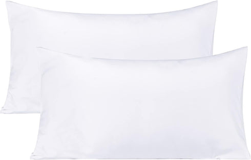 BEDSUM Microfiber King Pillowcases Set of 2 - Soft Wrinkle Resistant Easy Care Pillow Cases with Envelope Closure,