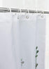 SUMGAR 72 x 72 inch Colorful Flowers Shower Curtain Set with Hooks - Pink Floral Romantic Wildflower Plants